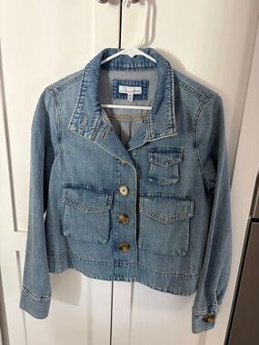 LOFT Light Blue Denim Utility Jacket